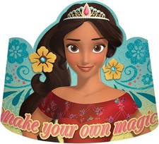 Elena of Avalor Disney Princess Kids Birthday Party Favor Glitter Paper Tiaras