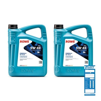 2x 4L ROWE HIGHTEC FORMULA GT 5W-40 TS-Z Motoröl 4-Takt Öl Motorrad JASO MA2