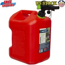 Smart Control 5 Gallon Gas Can Dual Handle Spill Proof Safe Fuel Container New