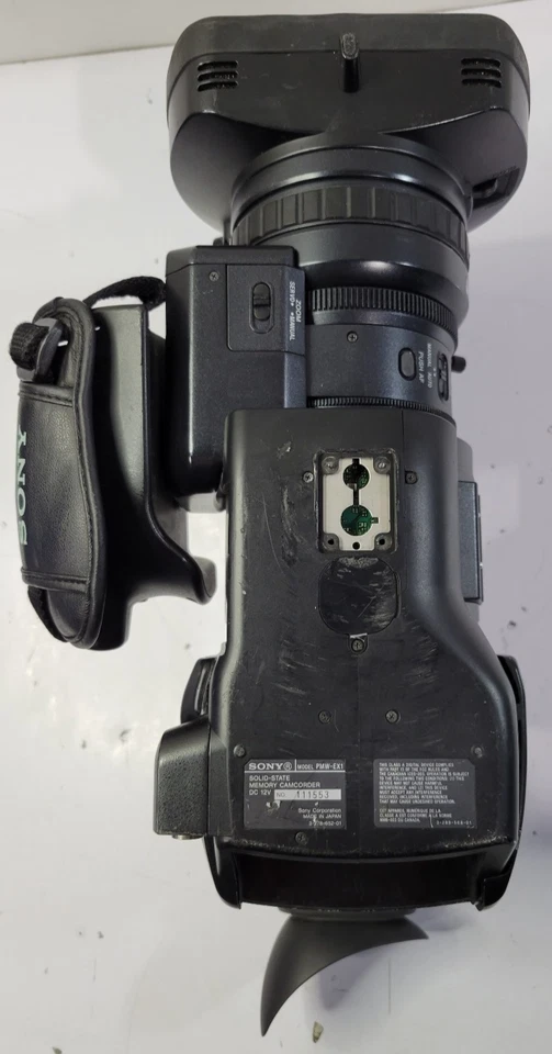 Sony PMW-EX1 Black XDCAM Camcorder Video Camera Full HD 14x Zoom - Image 4 of 4