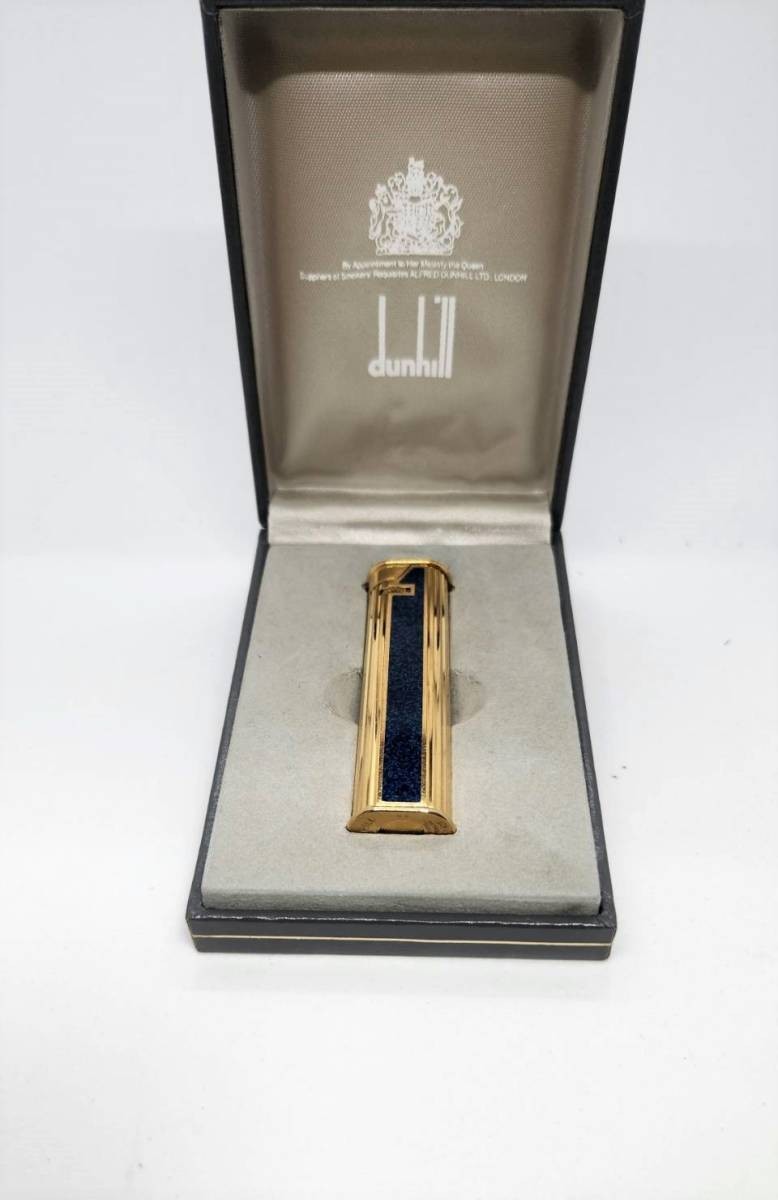 dunhill Dress Lapis Lacquer Gold [d246]