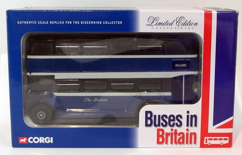 Corgi 1/50 Scale Diecast CC25905 - AEC Routemaster Double Decker Bus - Delaine