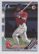 2019 Bowman Draft Sky Blue 257/499 Cameron Cannon #BD-166 4z8