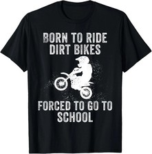 Funny Dirt Bike Art For Boys Girls Motocross Dirt Bike Rider T-Shirt