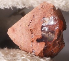 56.80 Rough Raw Natural Mexican Fire Opal in Host Rock 27mm x 12mm