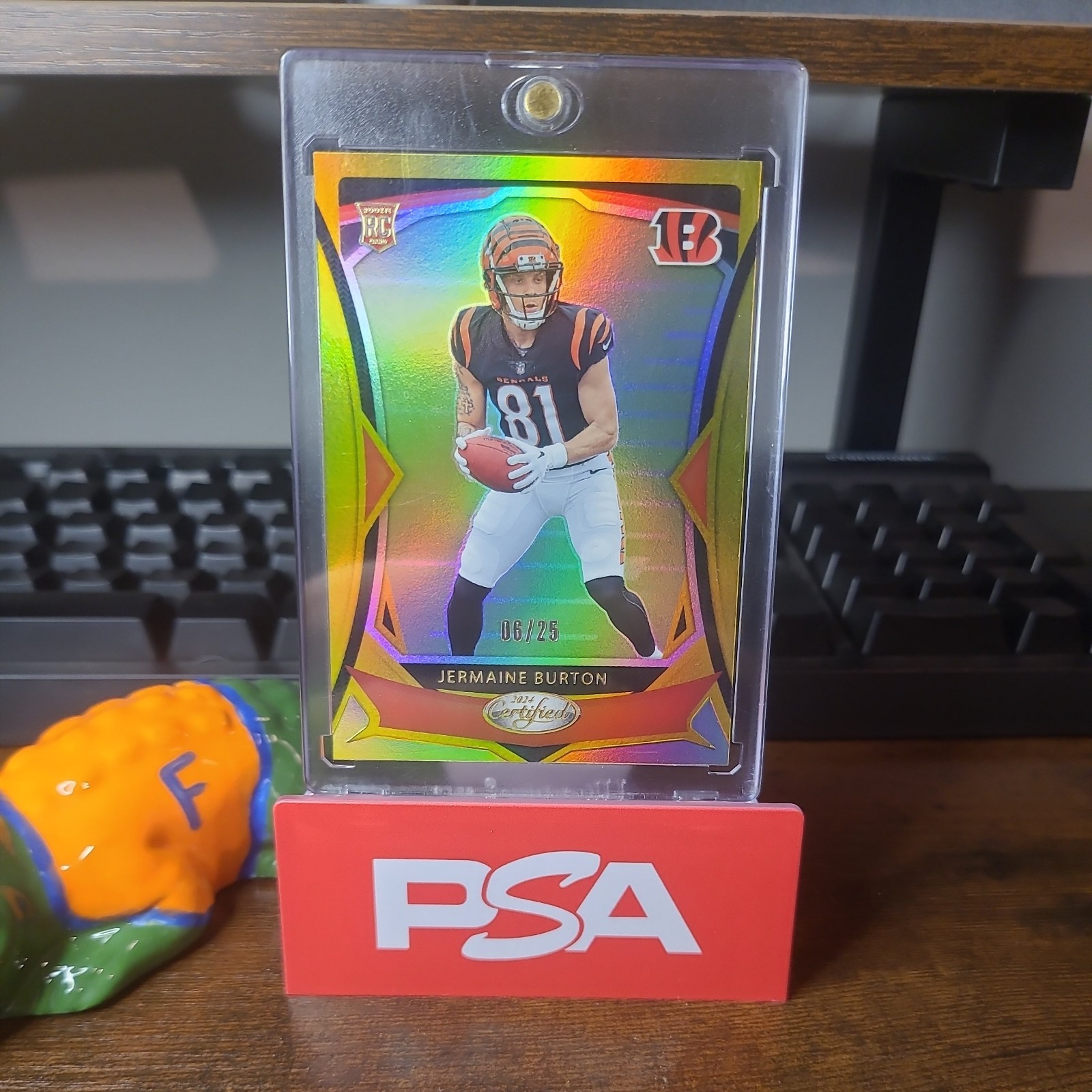 2024 Panini Certified -Jermaine Burton #158 Mirror Gold 6/25 (RC)