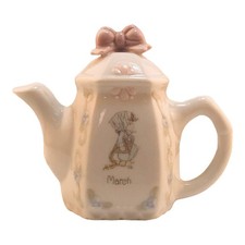 34623 - Precious Moments March Mini Tea Pot - H-25
