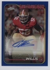 2024 Topps Chrome Auto Blue Refractor 23/150 Patrick Willis #BA-PWI HOF