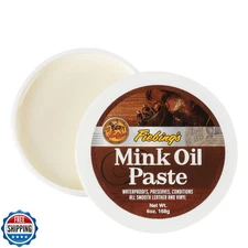Fiebing's Mink Oil for Leather Boots (6 oz) - Leather Cleaner and Conditioner