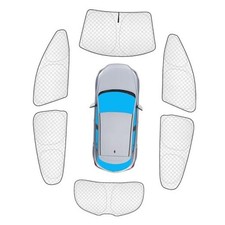 6pcs Thicken Sun Shades for Mazda 3 Hatchback for Mazda 3 Hatchback 2014-2018