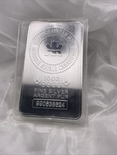 10 oz (RCM) Royal Canadian Mint Silver 9999 Serial Number Bar!!!