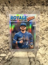 2026 Topps Heritage Bobby Witt Jr. Chrome Refractor #160 KC Royals