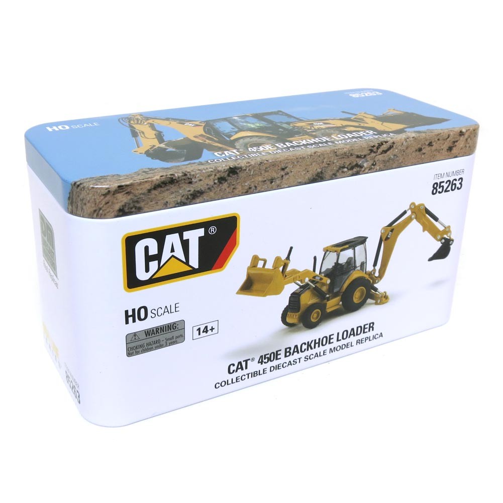 1/87 Caterpillar CAT 450E Backhoe Loader High Line Series Diecast Masters 85263