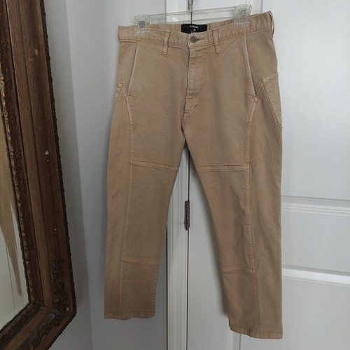 Cabane De Zucca Beige Denim Carpenter Pants Mens Medium