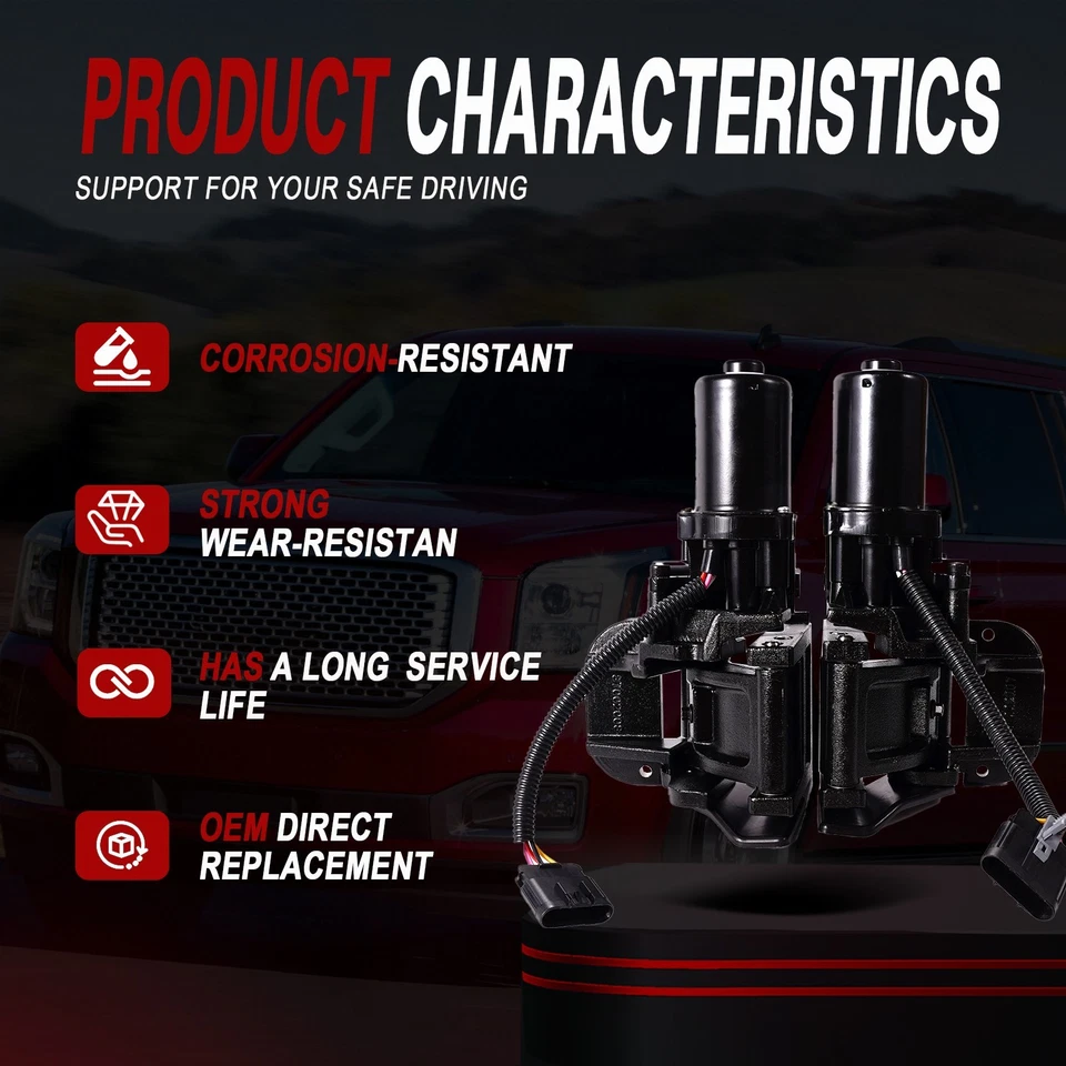 2x Motor de estribo eléctrico para Cadillac Escalade, Chevy GMC, Yukon 2007-2014 Foto 3 de 4