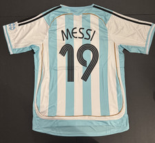 Argentina Retro Soccer Jersey Messi 2006 Size L
