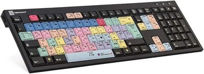 LogicKeyboard Tastatur Adobe Premiere Pro CC schwarz mehrfarbig mit Lampe