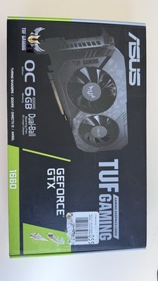 ASUS TUF Gaming GeForce GTX 1660 OC 6GB GDDR5 Graphics Card