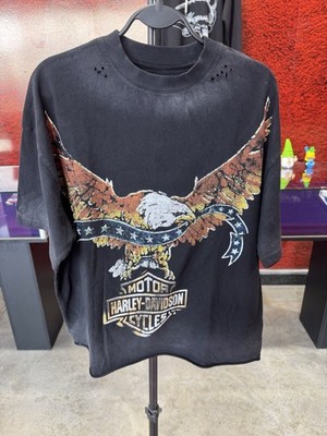 Harley-Davidson x Darc Sport Men's Black Eagle Graphic T-Shirt Size L