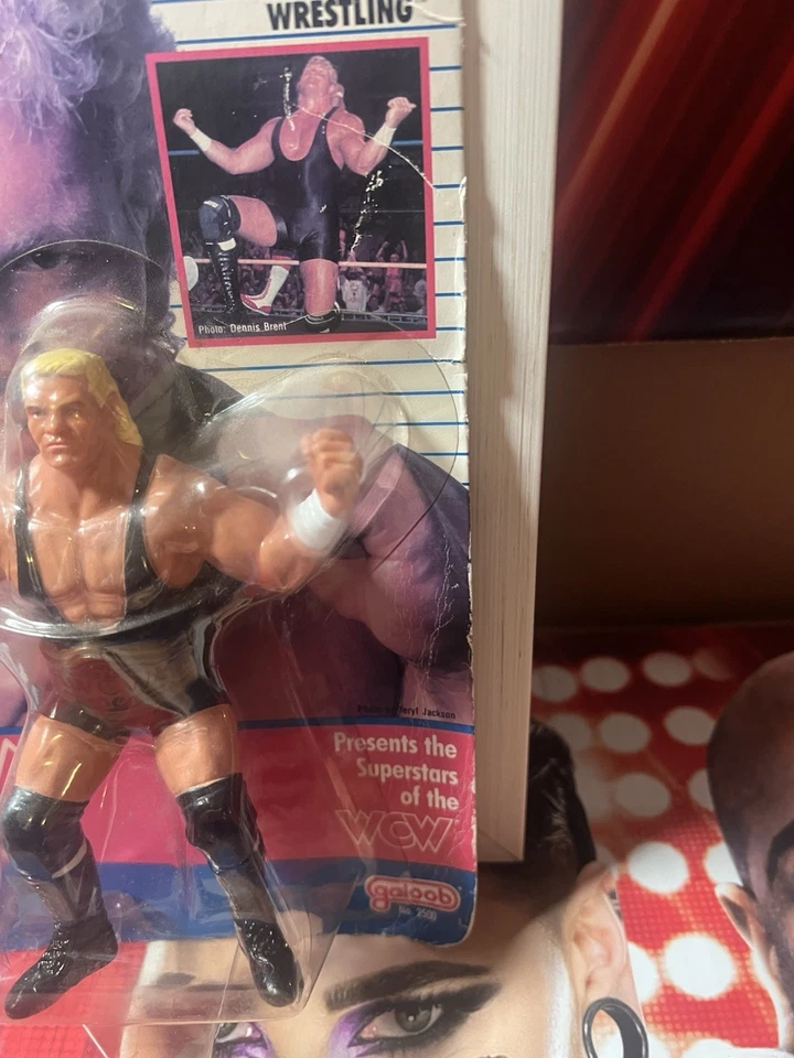 Figura de lucha libre vintage Galoob 1990 WCW SID VICIOUS Foto 3 de 4