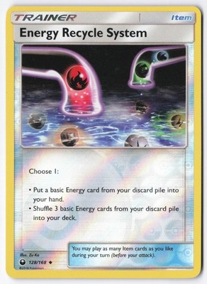 Energy Recycle System Reverse Holofoil Uncommon SM - Celestial Storm 128/168 LP