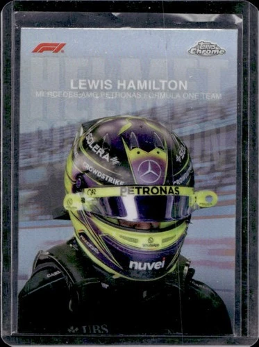 2024 Topps Chrome F1 Formula 1 Lewis Hamilton Helmet Refractor #HC-6