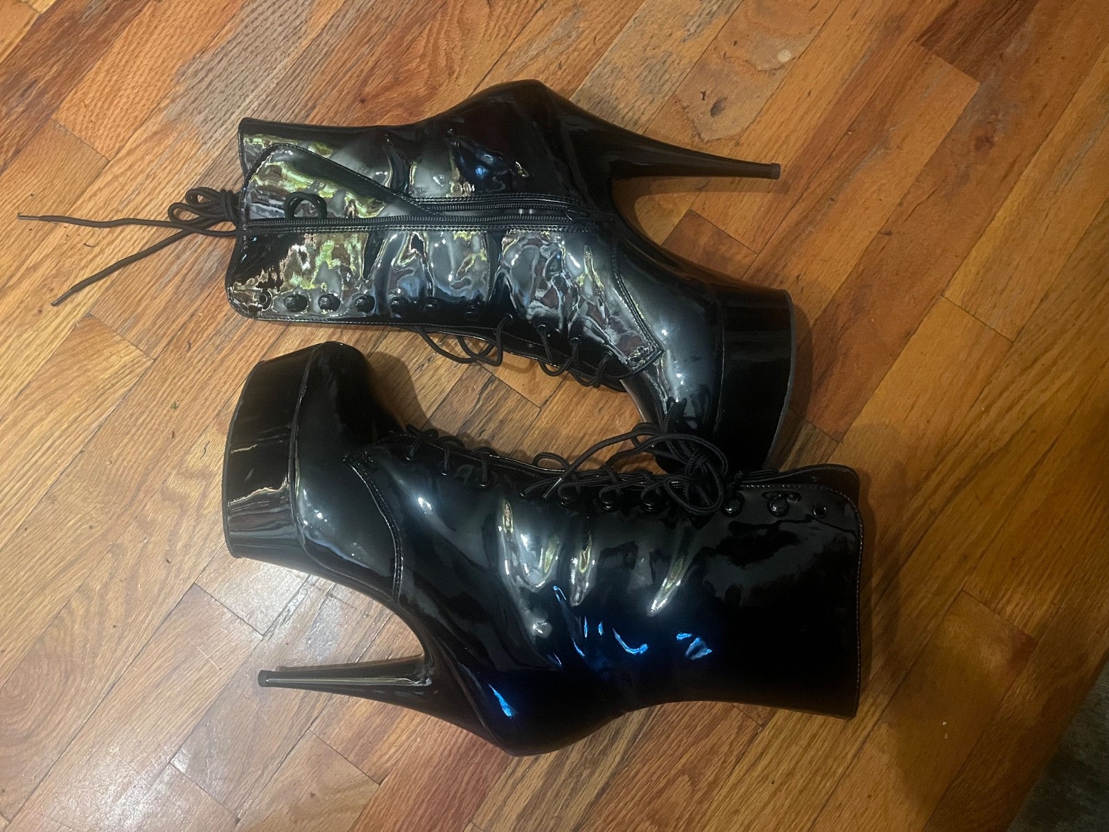 size 14 pleaser boots - image 1