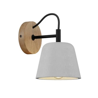 Lucande Kalinda Wandleuchte Flurleuchte Wandlampe Lampe Leuchte E14 Beton H284 - Bild 1 von 2