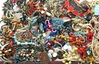 18 Lbs+ HUGE Vtg Costume to Fashion Jewelry lot Necklace Bead Chain UNSORTED