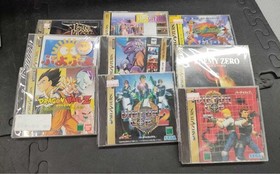 Sega Saturn Console White HST 3220 Japanese Version 9 games jp