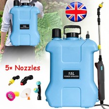 15L Garden Pressure Sprayer Knapsack Electric Pump Backpack Weed Killer Multiuse