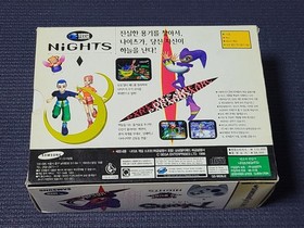 Samsung Saturn Sega Nights Into Dreams Retro Game Box Set Korea Version Console