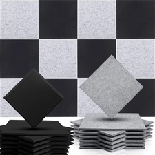 24 - 96PACK Acoustic Panels Sound Absorbing Soundproof Wall Panel Tiles 12"x12"
