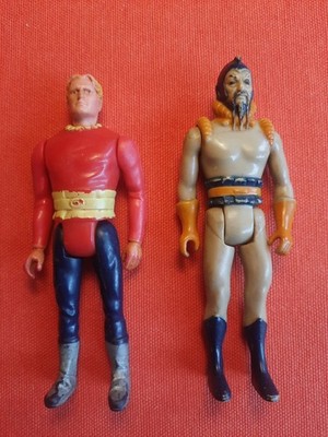 FLASH GORDON Flash Gordon & Ming Figuren                   Vintage Mattel 1979.