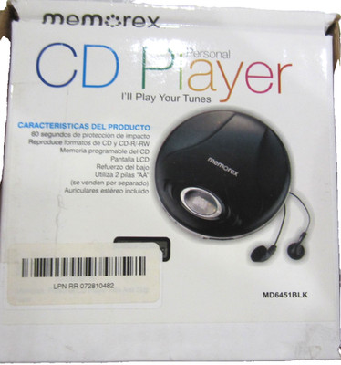 Memorex MD6451BLK Portable CD Player