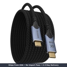 Type C To Type C Cable 20gbps USB C 3.2 Gen 2 4k 60Hz Video Usbc Cable Monitor