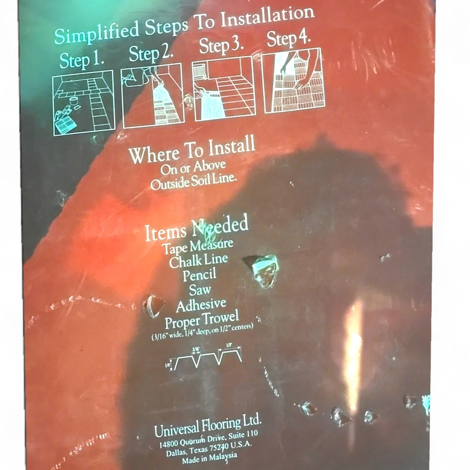 Suelo de madera dura parquet de roble*7 dedos*5/16x12x12"*10 pies cuadrados Foto 3 de 4