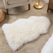 Genuine Sheepskin 100 New Zealand Sheepskin Wool Area Rug Single Pelt 2'x 3...
