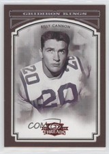 2006 Donruss Threads College Gridiron Kings Red Framed 27/100 Billy Cannon 0a4v