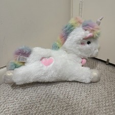 FAO Schwarz Unicorn Glow Brights Toy Plush LED Lights with Sound Tested Works