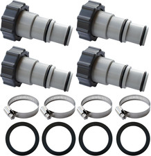 Pool Hose Adapter 1 1/4 to 1 1/2 Pool Hose Adapter 1.25 to 1.5 Pool Hose Adapter