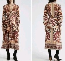 Farm Rio Cream Toucans Scarf Maxi Dress in MED ...damaged