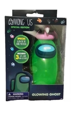 Among Us Glowing Ghost Action Figure GREEN Special Edition New In Package