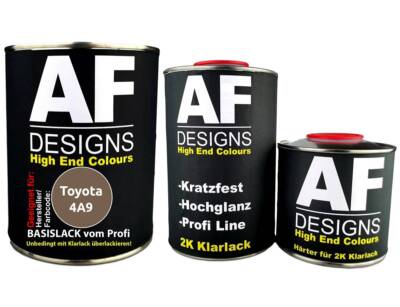 FÜR Toyota 4A9 Cinnamon Brown Metallic 2,5L Autolack Set Klarlack Härter