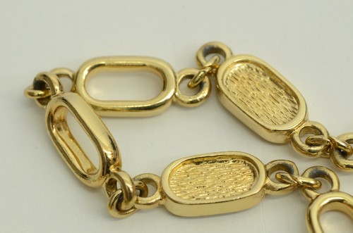 Authentic Christian Dior Bracelet CD Logo Oval Emblem Signature GP Jewelry 1 - Picture 4 of 11