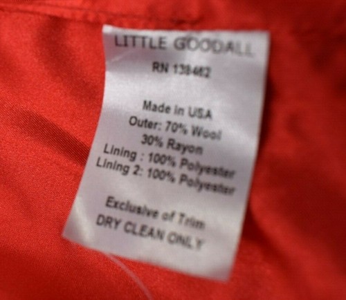 Boys Little Goodall Robot discontinued Coat Wool Winter Jacket Size 6 Never Worn - Picture 8 of 12