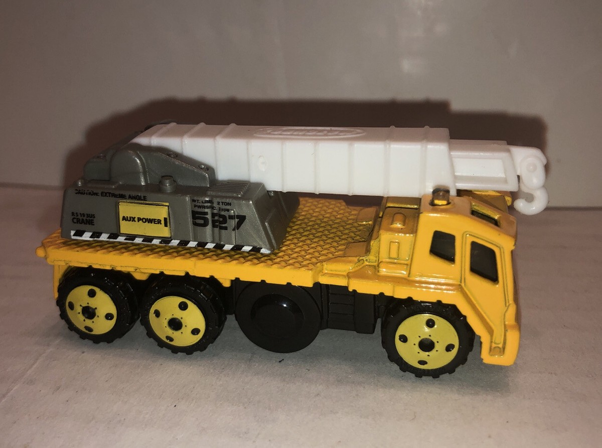 2000 MATCHBOX RESCUE CRANE 1:64 VEHICLE W/ SWIVEL BASE EXTENDING