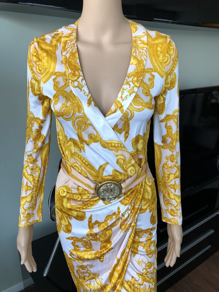 【関税&送料込】Versace Dress Versace for H&M Dress Multicolour Silk Size 36 | eBay