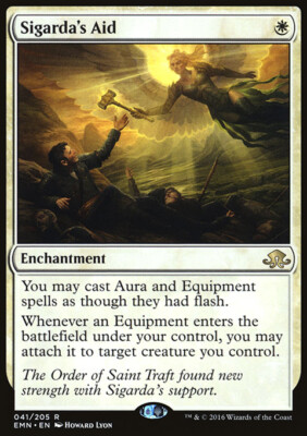 MTG Magic the Gathering Sigarda's Aid (41/234) Eldritch Moon LP