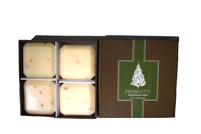 Lady Primrose Fresh Cut Fragranced Soap 4 Three Oz. Bars in Box French Milled